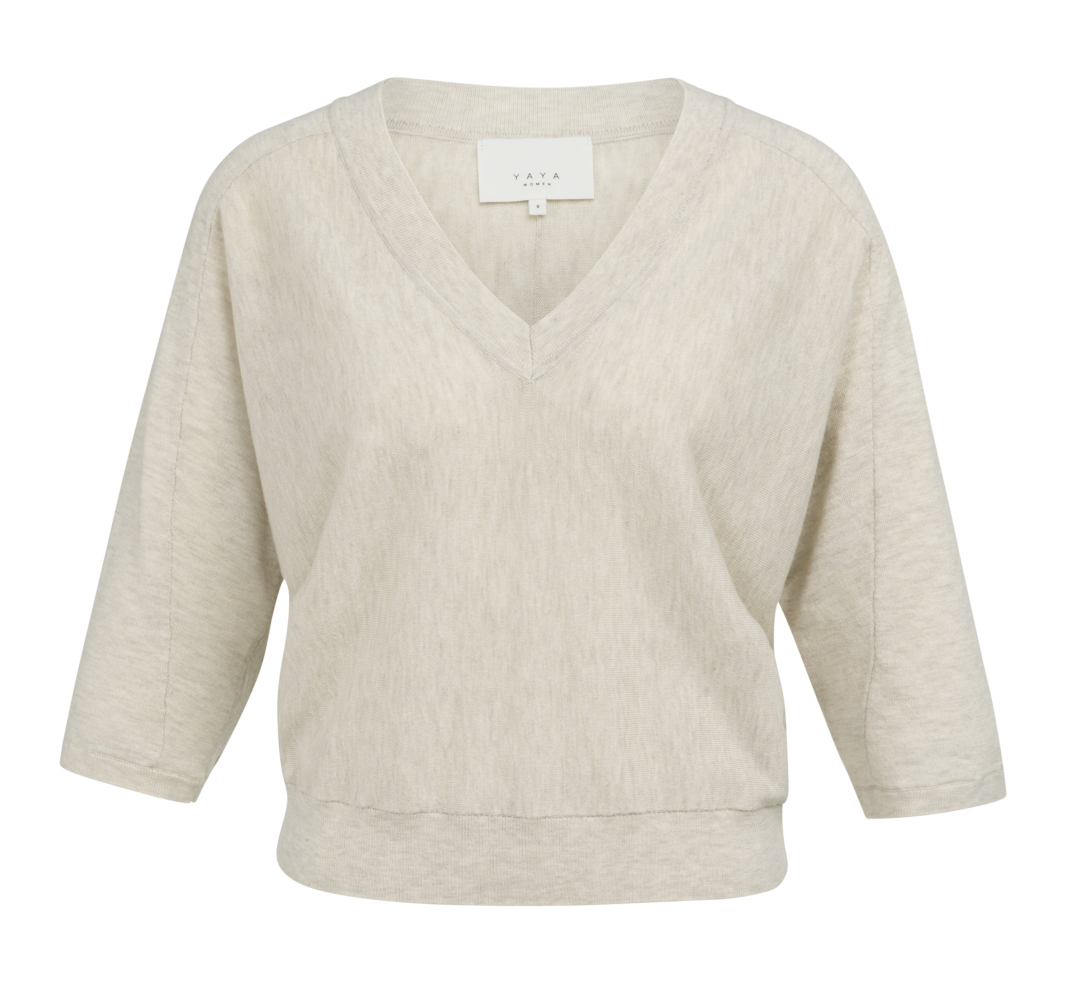 YAYA Pulli V- Neck beige