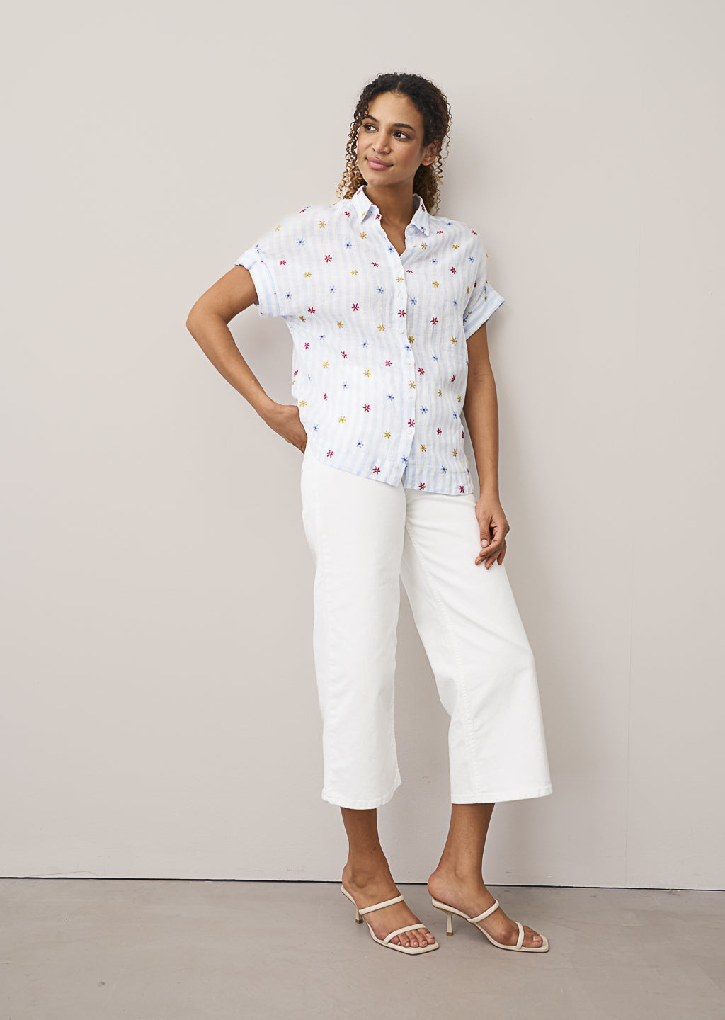 0039 Italy Bluse Dolly blau